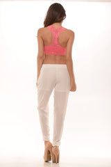 Harem Pants-White