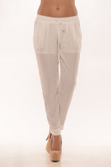Harem Pants-White