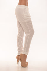 Harem Pants-White