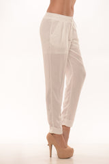 Harem Pants-White