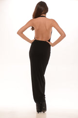 Halter Neck Bodysuit - Black