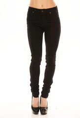 10" Front Rise Skinnies - Black Denim