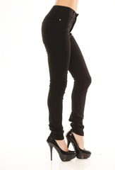 10" Front Rise Skinnies - Black Denim