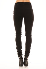 10" Front Rise Skinnies - Black Denim