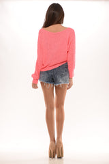 Dark Extreme Acid Wash Super Distressed High Waist Shorts