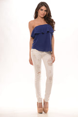 Flowy Tube Top - Royal