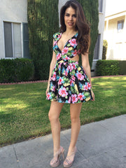 Hawaiian Peek-A-Boo Dress