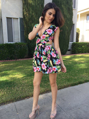Hawaiian Peek-A-Boo Dress